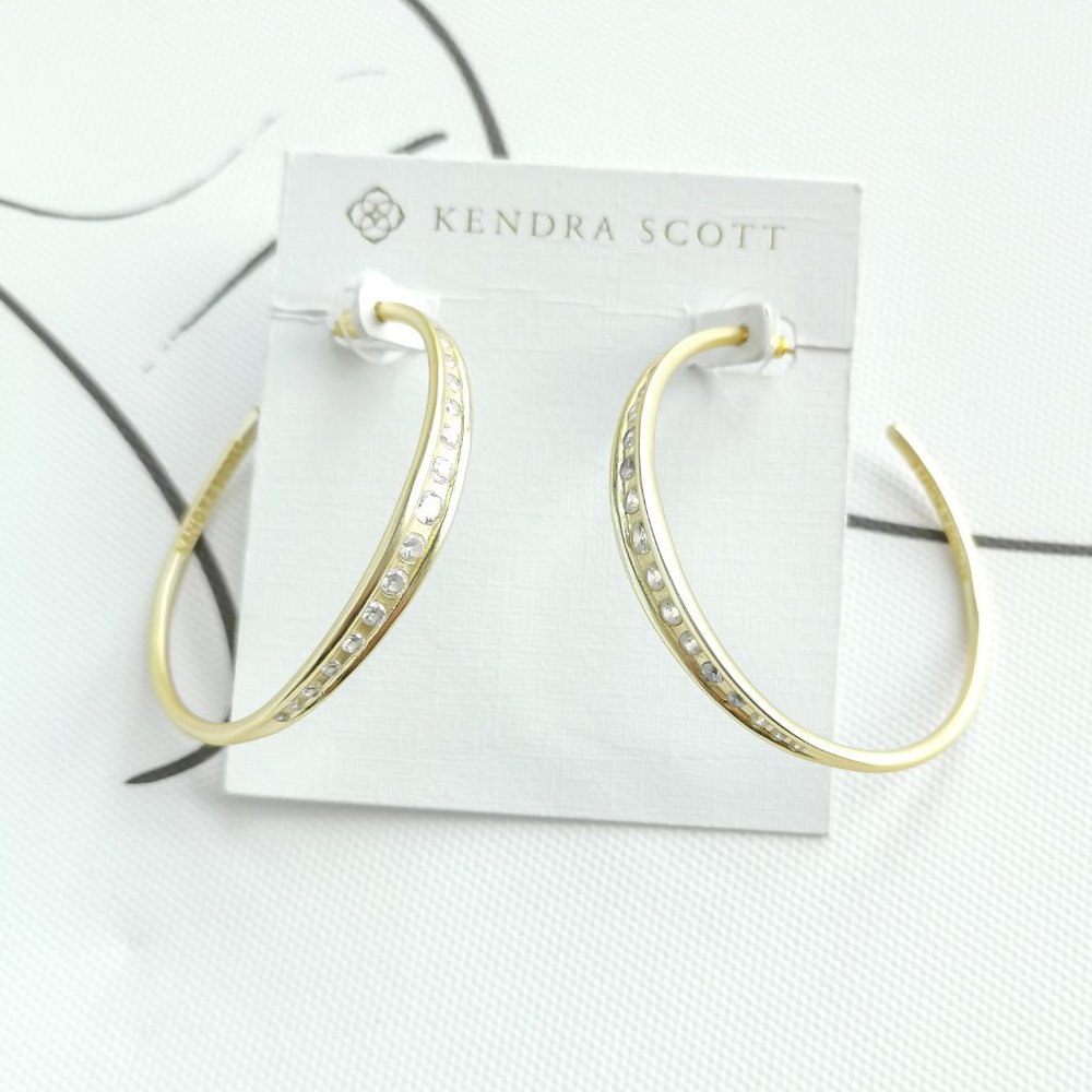 Kendra Scott - Selena Vintage Gold Hoop Earrings